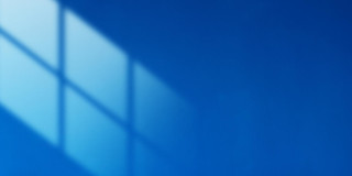 简约蓝色窗户投影自然光影展板背景